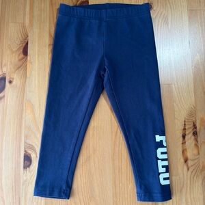 Polo Ralph Lauren Girls' Blue "Polo" Logo Leggings Size‎ 2T